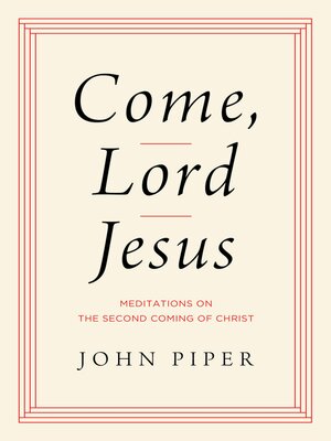 cover image of Come, Lord Jesus